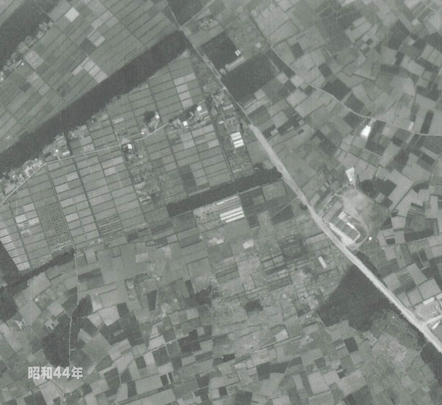 狭山工業団地工業会　航空写真（1969年）